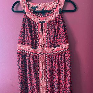 I.N.C International Concepts: Halter top dress with keyhole neck. Size L.